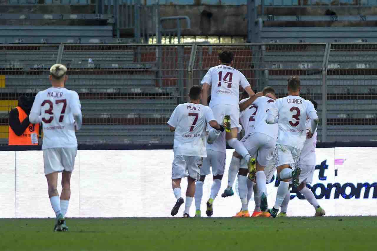 Reggina seconda in classifica